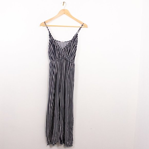 *Garage Navy & White Striped Jumpsuit - Picture 5 of 8